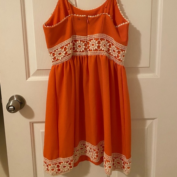 Altar’d State Dress Coral Pink - Picture 3 of 4